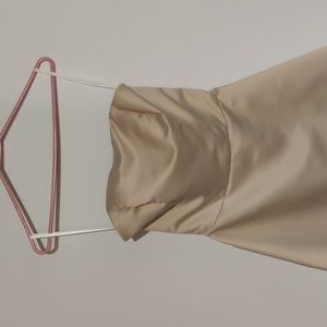 Eden Maids Cream Colored Strapless Dress Size 6